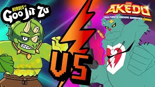 Goo Jit Zu Vs Akedo  Ultimate Fight Compilation  Cartoons For Kids [upl. by Neomah5]