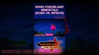 Sonic Forces AMV  Immortals Sonic VS Infinite shorts [upl. by Neveda863]