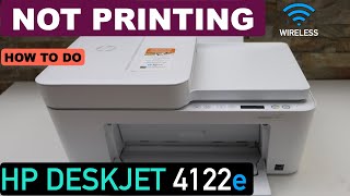 HP DeskJet 4122e Not Printing 4 Reasons To Fix [upl. by Ortrude]