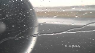 Northwest DC9 Take Off In Rain  Great Sound [upl. by Evad431]