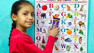 abcd a for apple b for ball c for cat alphabets abcde phonics song अ से अनार english varnamala [upl. by Gurolinick633]