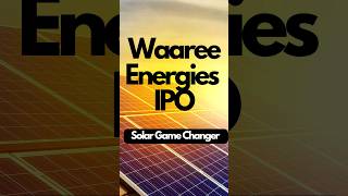 Waaree Energies IPO The Next Sunstorm in Solar Sector [upl. by Lodmilla900]