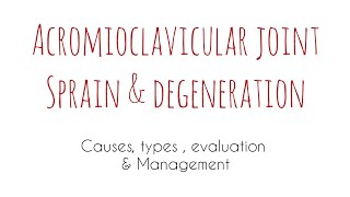 Acromioclavicular joint problems  Darlene  urdu amp Hindi [upl. by Eibbor]