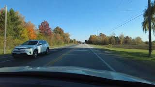 Driving Through Niagara On The Lake Ontario Canada fallseason autumn foliage rothel13 [upl. by Aman]