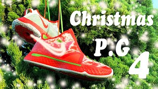 nike PG 4 Christmas 2020  on feetplaybasketballMV  sneaker mv [upl. by Eiten]