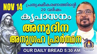 നവംബർ 14  കൃപാസനം അനുദിന അനുഗ്രഹ പ്രാർത്ഥന  Our Daily Bread പ്രത്യക്ഷീകരണത്തിന്റെ ഇരുപതാം വർഷം [upl. by Gildus702]