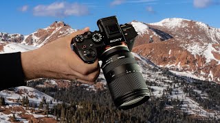 Best budget Zoom Lens for Sony e mount  The Tamron 28200mm f2856 [upl. by Rondon]