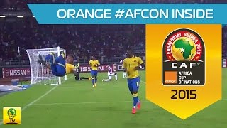 Flying Aubameyang  Burkina Faso  Gabon  CAN Orange 2015 [upl. by Annail]