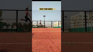 LONG JUMP is art 🎨 amp you need to free the soul to enjoy it  TRACK AND FIELD  shorts [upl. by Yesnyl796]