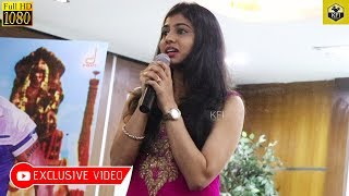 Vaishali Deepaks At Bharjari Movie Success Meet Full HD Video  New Kannada Movie Bharjari [upl. by Sebbie]