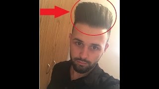 Tutorial Baieti Cum sa iti faci parul frizura cu mult Volum   Hairstyle Pompadour Mens [upl. by Eednak]