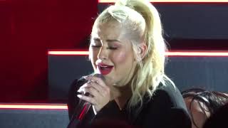 Christina Aguilera  Fighter  LIVE in LA 20181026 [upl. by Demaria221]