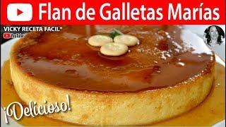 FLAN DE CAFÉ  Vicky Receta Facil [upl. by Hsetirp908]