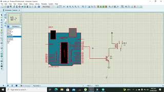 simulation of relay with arduino UNO in proteus [upl. by Noryb609]