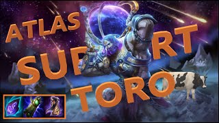 SMITE l Ranked conquest ATLAS SUPP  TOROOOOO [upl. by Groot394]