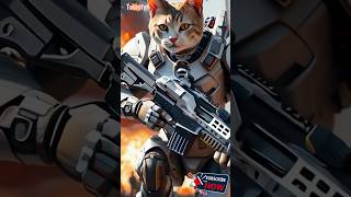 Move To War Ultra 😈 Toonify animals cartoon catsmoralstories [upl. by Bronny101]