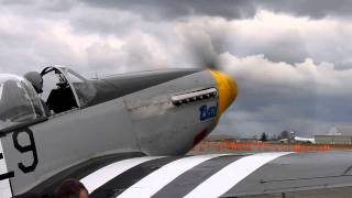 P51B Mustang Impatient Virgin startup [upl. by Vaden124]