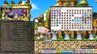 Maplestory  Unboxing 539 monster park boxes [upl. by Iilek]