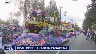 135th Rose Parade in Pasadena [upl. by Yellek]