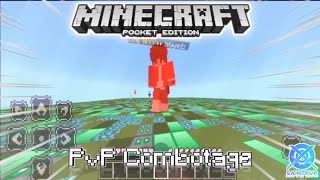 New Device  SaintPvP MCPE 115 PvP Combotage [upl. by Ehctav]