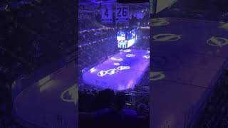 Inside the Amalie Arena Capturing the Electric Atmosphere of a PreSeason Game tblightning nhl [upl. by Tobie]