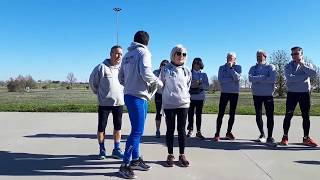 Lezione con gli istruttori di Fitwalking in Venice Intro e Postura [upl. by Heigho]