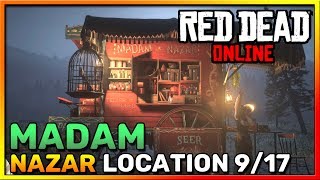 Red Dead Online Madam Nazar Location September 17  RDR2 Online Tips  Madam Nazar [upl. by Nolak254]