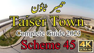 Taiser Town amp Scheme 45 Ki Sare Societies ki update 2023 or Market Value  Gohar Villas  GFS  CPEC [upl. by Waynant]