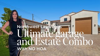 Northwest Las Vegas Ultimate Garage and Estate Combo with NO HOA [upl. by Anstice996]