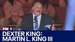 Martin L King III talks relationship with Dexter Scott King  FOX 5 News [upl. by Dnomasor]