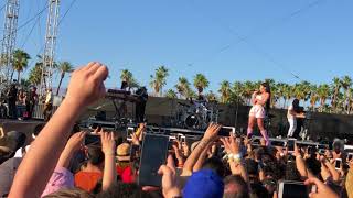 Kali Uchis After the Storm feat Tyler The Creator Live at Coachella 2018 [upl. by Mellins]