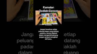 Rezeki Kesehatan Zodiak Cancer Des 24 ramalanzodiak rezeki kesehatan zodiakcancer tarot [upl. by Philender]