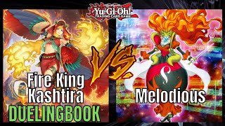 Fire King Kashtira vs Melodious  High Rated Duelingbook  YuGiOh [upl. by Salamanca]