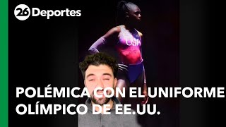 🇫🇷 Nuevo uniforme femenino de atletismo Juegos Olímpicos de París 2024 [upl. by Ahtiekal384]