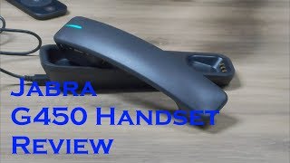 Jabra Handset 450 Review [upl. by Eicarg]