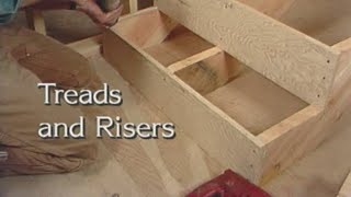 How to Build Stairs Treads and Risers [upl. by Arretnahs]