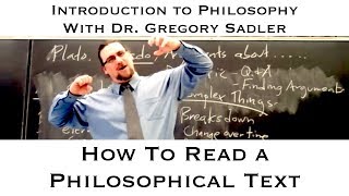 How to Read a Philosophical Text Matters to Keep in Mind [upl. by Brindell]