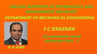 BME401  21ME52  18ME42  17ME43  15ME43 I C Engines Problems from VTU QPs Part  2 [upl. by Lavern]