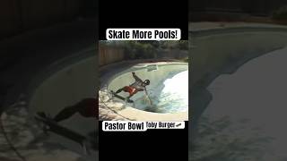 Backyard pool skating poolskateboarding poolskating bowlskating [upl. by Sivek]