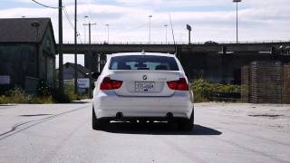 E90 335i Modified Stock Exhaust Launch [upl. by Hatti]