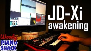 Roland JDXi synthesizer does ambient  Awakening [upl. by Barren]