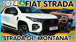 FIAT STRADA 2024 com motor turbo Melhor q Montana Vale o preço o que mudou é quase uma Toro [upl. by Lichtenfeld]