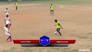 RFYS Chennai College Boys  Loyola College vs SRM University Highlights [upl. by Llecrep]