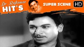 DrRajkumar emotional Scenes  DrRajkumars Father dies Kannada Scenes  Sakshathkaara [upl. by Jelene62]