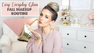 EASY EVERYDAY MAKEUP FALL MAKEUP ROUTINE [upl. by Nas]