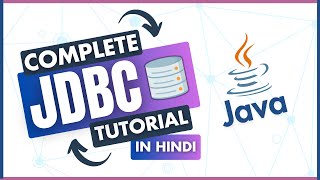 JDBC Tutorials  Java Database Connectivity Tutorial in Hindi 🔥 [upl. by Lovel726]