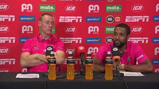 John Rillie and Bryce Cotton press conference vs South East Melbourne Phoenix  Round 9 NBL25 [upl. by Elden]