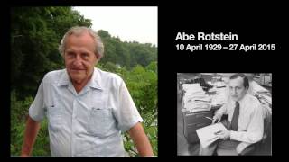 Funeral Service for Abe Rotstein [upl. by Nottus53]