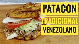 Patacon Venezolano  Como Hacer Patacón Estilo Venezolano  Fácil Recetas Venezolanas [upl. by Siahc728]