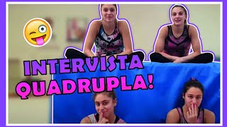 INTERVISTA QUADRUPLA MICOL EMMA GIADA ERICA ginnastica artistica CSB [upl. by Ecnarret222]